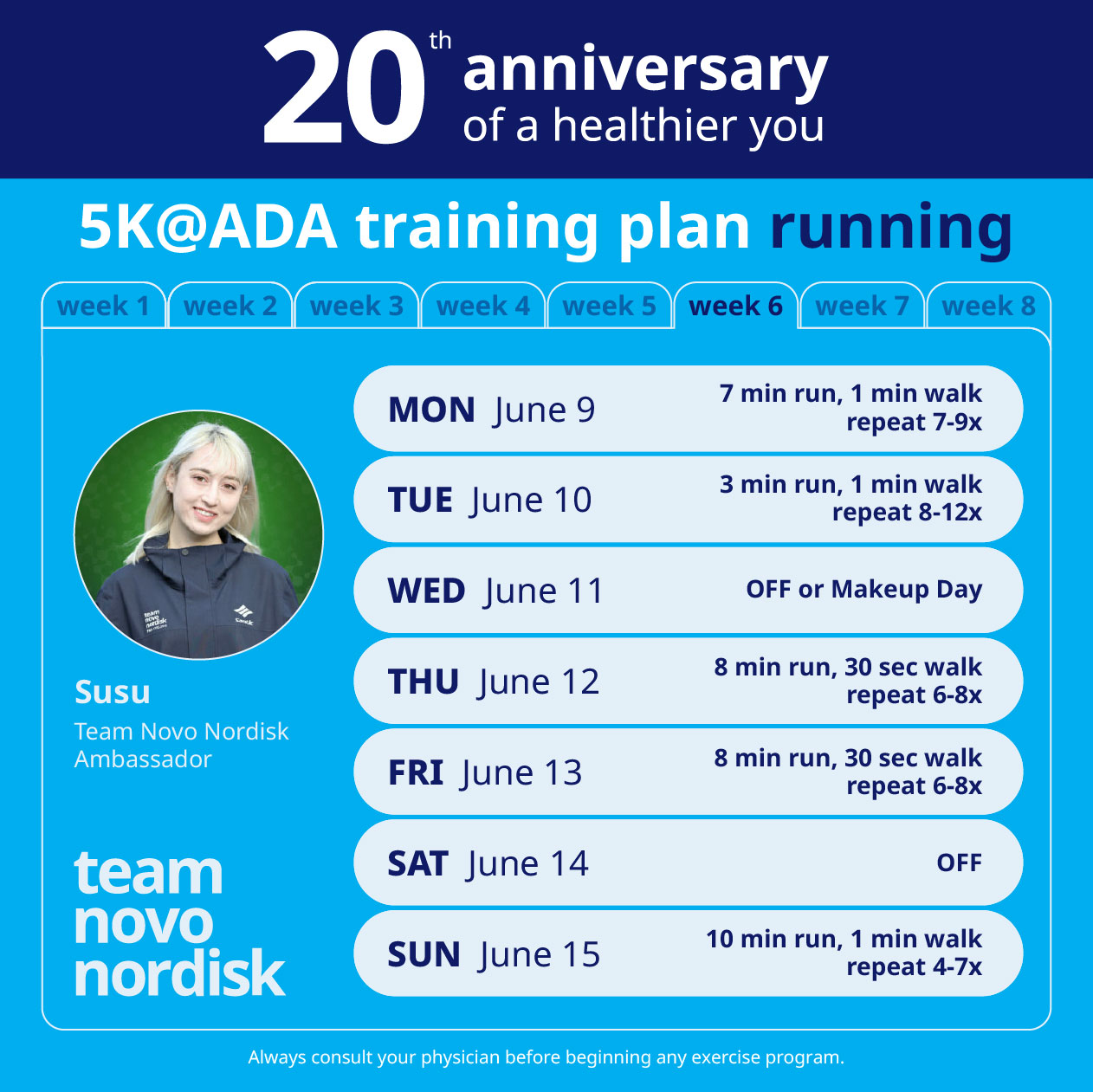 5K Training Plans Week 6 Run